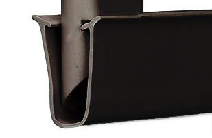 closeup of bottom of one tube slat