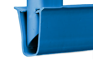 closeup of bottom of one tube slat