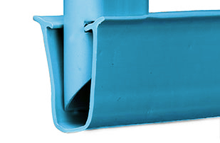 closeup of bottom of one tube slat